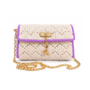 Checkered Round Sling Bag
