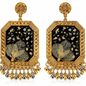 Black blossom jhumka